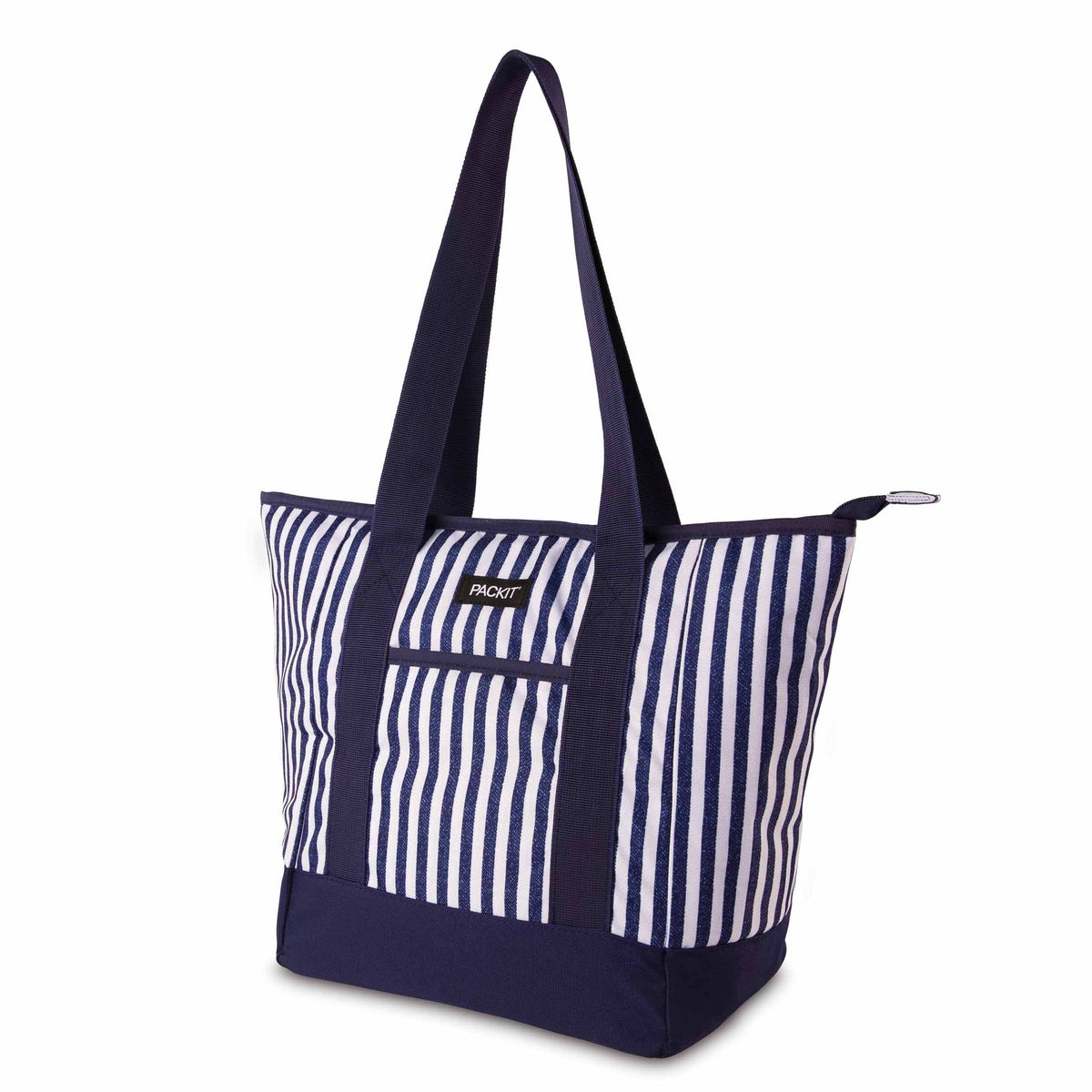 freezable-12-can-tote-cooler-x0 freezable-12-can-tote-cooler-city-seaside-stripe-left-angled.jpg