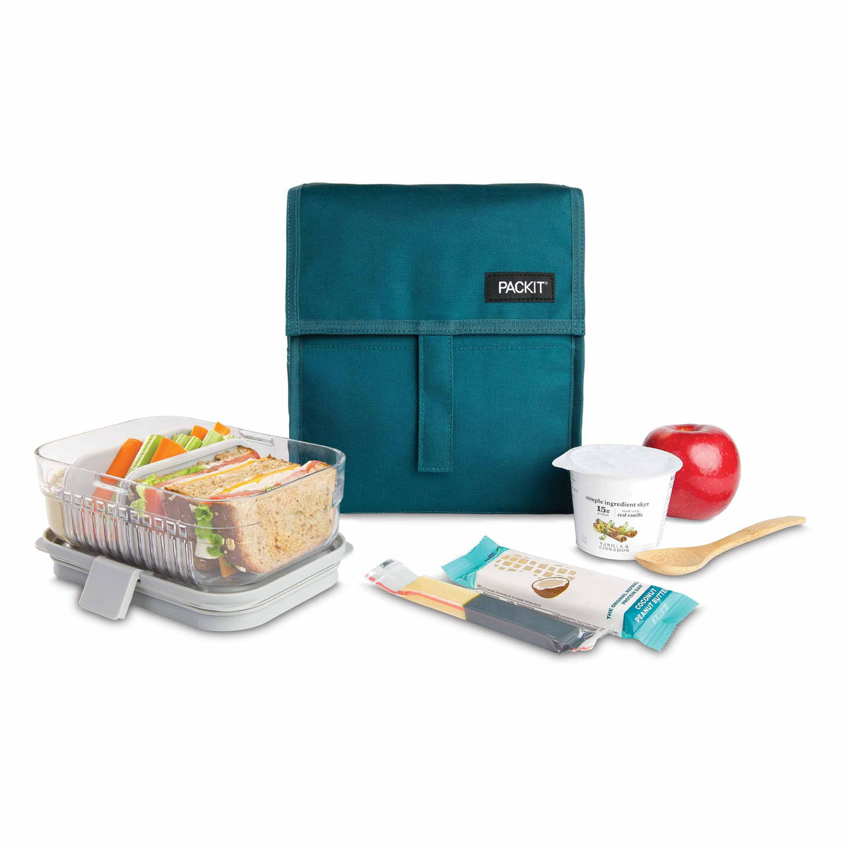 freezable-lunch-bag-b2 freezable-lunch-bag-deep-teal-food-combo.jpg